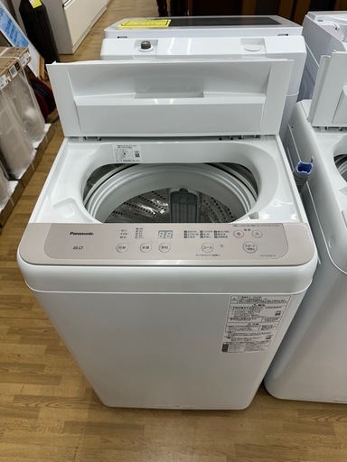 【ドリーム川西店御来店限定】☆ジモティー見たよ♪割引☆ パナソニック 洗濯機 NA-F60B14 6.0㎏ 2020 動作確認／クリー