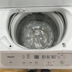 【ドリーム川西店御来店限定】☆ジモティー見たよ♪割引☆ パナソニック 洗濯機 NA-F60B14 6.0㎏ 2020 動作確認／クリーニング済み 【99560000038685】の画像