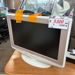 【リサイクルショップどりーむ荒田店】No.5428 テレビ　パナソニック　17V　2009年製　リモコン付きの画像