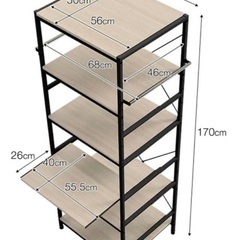 募集は12/19まで　キッチンラック　お譲りします。の画像