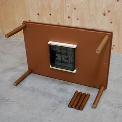 ≪zyt2638ジ限≫ ニトリのこたつテーブル 高さ２段階（LD⇔座卓）　　ニベル105MBR/ダイニングテーブル/LDテーブル/ローテーブル/座卓/中古家具/リユースストレージ仙台 071211-10の画像