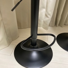 ハイチェア　ブラウン　2組セットの画像