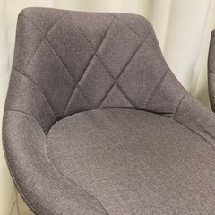 ハイチェア　ブラウン　2組セットの画像