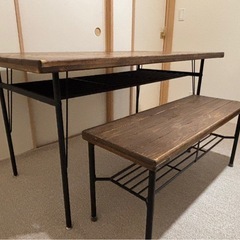 ダイニングセット　アイアン　おしゃれ　ロウヤ　エアリゾーム
  の画像