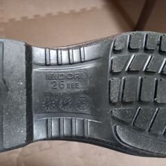 安全靴　26cm  黒　新品プラ芯　ハイカット　革靴の画像