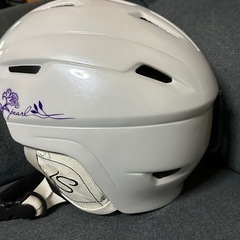 サロモン★スキー・スノーボードヘルメット★紫の花柄★M/L（57〜59）の画像