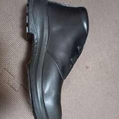 安全靴　26cm  黒　新品プラ芯　ハイカット　革靴の画像