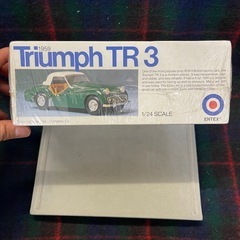 ENTEX 1959 Triumph TR3 1/24 SCALE プラモデル 日本語説明書入りの画像