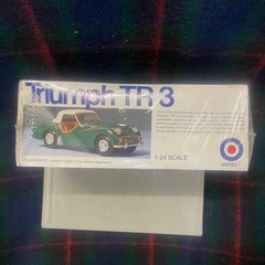 ENTEX 1959 Triumph TR3 1/24 SCALE プラモデル 日本語説明書入りの画像