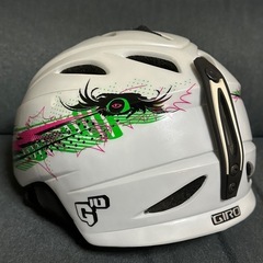 Giro★G10★スキー・スノーボードヘルメット★ホワイト/ピンク/グリーン★Lの画像