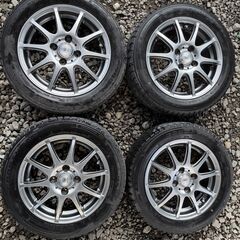 スタッドレスタイヤ　アルミホイール付き　軽自動車サイズ！の画像