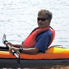 ２人乗りゴムボートの画像