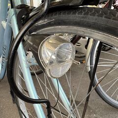 ★店頭にて試乗可★ J3346　【リユースのサカイ柏店】 　軽快自転車　　オートライト　26インチ　ブルー　　簡易クリーニング済　 中古自転車 　流山市 中古自転車 松戸市 中古自転車 我孫子市 中古自転車 船橋市 中古自転車 守谷市 中古自転車 取手市 中古自転車　の画像