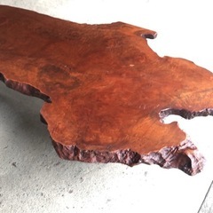 高級天然木座卓テーブル　希少　無垢材　手作りの画像