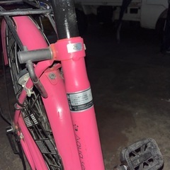 26インチ自転車　LED仕様
ピンク色の画像