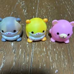 光るカラフルぬいぐるみマスコットセットの画像