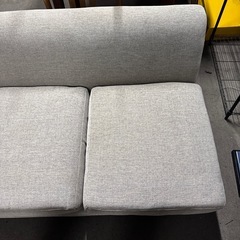 2人掛けソファ　グレーの画像