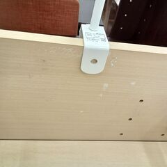 リユースのサカイ栃木店★ジモティ割あり★  学習机 ベージュ W80×D45×H110 クリーニング済み TC11977の画像
