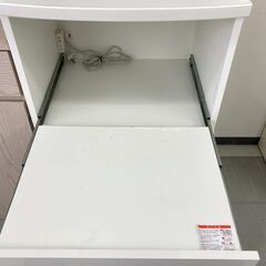 ★リユースのサカイ千葉中央店★  レンジ台 白系 H176×D48×W59 クリーニング済み TC5779の画像