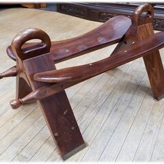 L9　キャメルチェア ラクダスツール オットマン 象嵌細工 ヴィンテージの画像