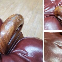 L9　キャメルチェア ラクダスツール オットマン 象嵌細工 ヴィンテージの画像