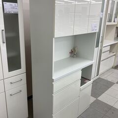 ★リユースのサカイ千葉中央店★  レンジボード 白系 H180×D41×W89 クリーニング済み TC5780の画像