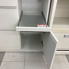 ★リユースのサカイ千葉中央店★  レンジボード 白系 H180×D41×W89 クリーニング済み TC5780の画像