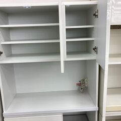 ★リユースのサカイ千葉中央店★  レンジボード 白系 H180×D41×W89 クリーニング済み TC5780の画像