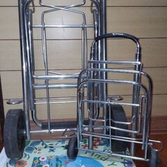 折り畳みキャリーカート3点の画像