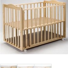 ベビーベッドの画像