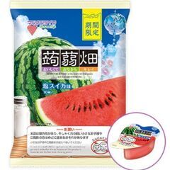 【12袋】蒟蒻畑塩スイカ味（期間限定品）／1箱・12袋入の画像