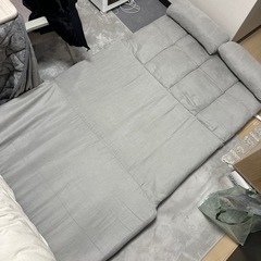 リクライニングローソファーの画像