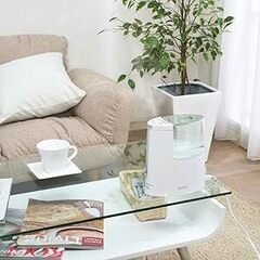 アイリスオーヤマ 加湿器 スチーム式(加熱式) 加湿量 100ml タンク容量 800ml ~3畳 8時間連続加湿 アロマ対応 小型 卓上 デスク用 SHM-100Uの画像