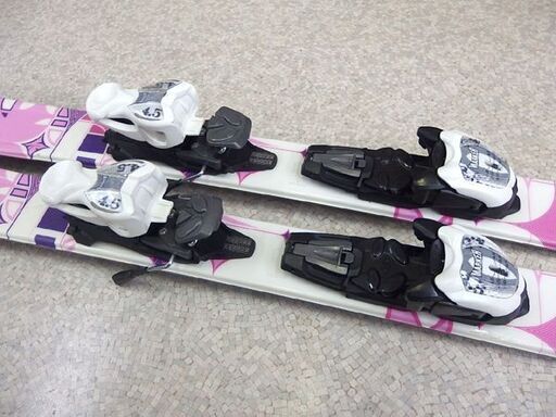 K2 SPIRE ジュニアスキー 112cm ピンク系 ビンディング付き板 ☆ 札幌