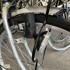 ★店頭にて試乗可★ J3348　【リユースのサカイ柏店】 　軽快自転車　ダイナモライト　シルバー　26インチ　　簡易クリーニング済　 中古自転車 　流山市 中古自転車 松戸市 中古自転車 我孫子市 中古自転車 船橋市 中古自転車 守谷市 中古自転車 取手市 中古自転車の画像