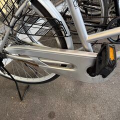 ★店頭にて試乗可★ J3348　【リユースのサカイ柏店】 　軽快自転車　ダイナモライト　シルバー　26インチ　　簡易クリーニング済　 中古自転車 　流山市 中古自転車 松戸市 中古自転車 我孫子市 中古自転車 船橋市 中古自転車 守谷市 中古自転車 取手市 中古自転車の画像