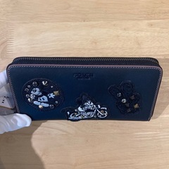 コーチ　ミッキーバイクコラボ長財布I①【新品未使用】の画像