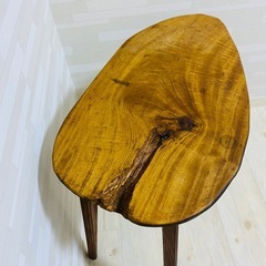 お洒落　一点物　工芸品　テーブル　サイドテーブルの画像