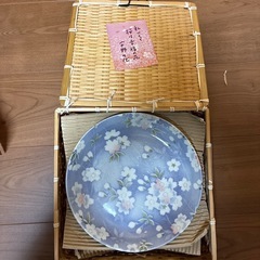 アイトーカレー皿　宇野千代　花笑みの画像