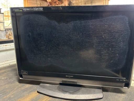 ジャンク、AQUOSテレビ シャープAQUOS液晶テレビジャンク2台 (ナオ) 名護のテレビ《液晶