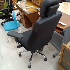 リユースのサカイ栃木店★ジモティ割あり★  椅子 ブラック W70×D60×H115 クリーニング済み TC11978の画像