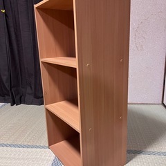 『取引中』無料カラーボックス3段木目調の画像