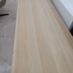 リユースのサカイ栃木店★ジモティ割あり★  長机 ベージュ W200×D60×H73 クリーニング済み TC11979の画像