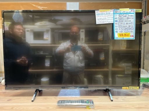 配送可【パナソニック】43V液晶テレビ★2019年製　クリーニング済み/6ヶ月保証付き【管理番号】1214 橋