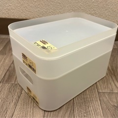 無印良品 メイクボックス① ポリプロピレンの画像