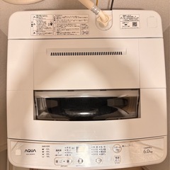 AQUA 縦型洗濯機　6kgの画像