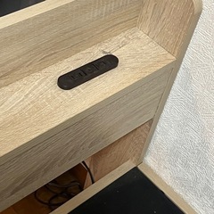 ベッド（収納、コンセントあり）の画像