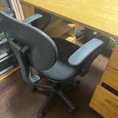勉強・仕事用デスク調整式チェアセットの画像