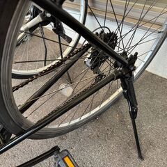 ★店頭にて試乗可★ J3349　【リユースのサカイ柏店】COMFORTSPORT　クロスバイク　700×28ｃ　6段変速　ブラック　　簡易クリーニング済　 中古自転車 　流山市 中古自転車 松戸市 中古自転車 我孫子市 中古自転車 船橋市 中古自転車 守谷市 中古自転車 取手市 中古自転車　の画像