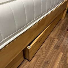 無印良品のベットフレームの画像